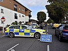 Britská policie zasahuje v Leigh-on-Sea, kde pi setkání s obany pobodali...