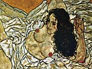 Egon Schiele: Leící ena
