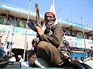Tálibánské jednotky v Dalálábádu (16. srpna 2021)