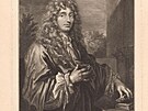 Portrét holandského matematika, fyzika a astronoma Christiaana Huygense...