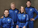 Posádka mise Blue Origin NS-18, ketou tvoí podnikatel Chris Boshuizen, herec...