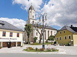 Evangelick kostel sv. Michaela ve mst Bad Brambach