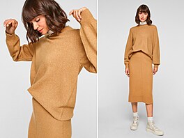 Vlnný pulovr sladný se sukní vytvoí moderní, vkusnou, píjemnou a sluivou...