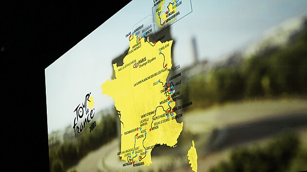 Trasa Tour de France 2022.