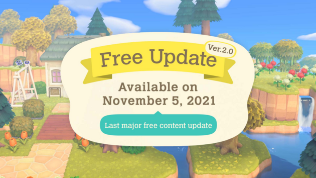 Animal Crossing: New Horizons verze 2.0