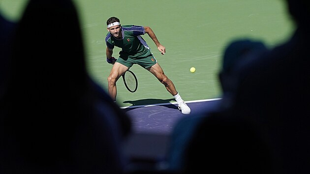 Grigor Dimitrov v osmifinle turnaje v Indian Wells.