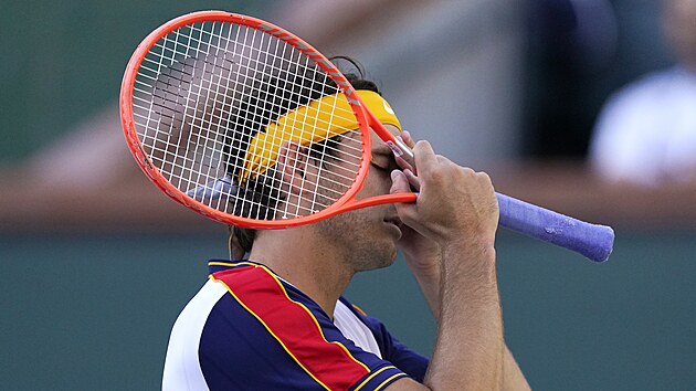 Taylor Fritz v semifinle turnaje v Indian Wells.