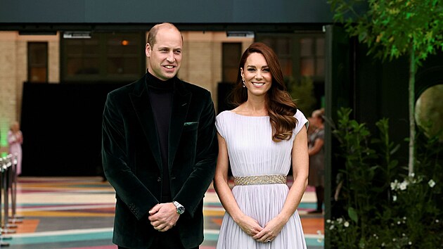 Princ William a vvodkyn Kate na udlen cen Earthshot (Londn, 17. jna 2021)