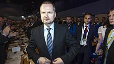 Petr Fiala na kongresu ODS (18. ledna 2014)