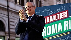 Nově zvolený starosta Říma Roberto Gualtieri (18. října 2021)