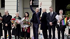 Nový norský sociálndemokratický premiér Jonas Gahr Störe pedstavil svou...