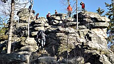 Vrchol Devt skal (836 m) je nejvyí kótou árských vrch.