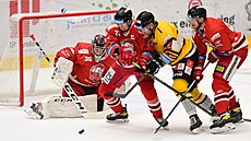 Utkání 14. kola hokejové extraligy: HC Olomouc - HC Verva Litvínov....