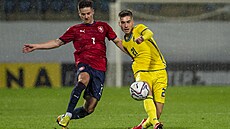 Tomá� Ostrák a Kreshnik Krasniqi z Kosova.