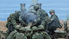 Tchajwanská armáda pořádá vojenské cvičení proti invazi. (30. května 2019)