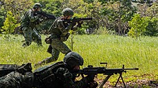 Tchajwanská armáda poádá vojenské cviení. (13. záí 2021)