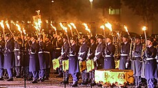 Nmecká armáda uspoádala ped íským snmem speciální vojenskou ceremonii na...