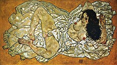 Egon Schiele: Lec ena (z vstavy Klimt/Schiele/Kokoschka a eny, Vde,...