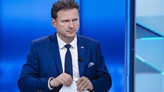 Nedělní debaty Partie na Prime se zúčastnil Petr Gazdík, Radek Vondráček,...