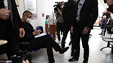 Premiér Andrej Babi� se nechal nao�kovat t�etí dávkou vakcíny. (14. �íjna 2021)