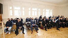 Soudní síň Okresního soudu v Litoměřicích, kde začalo hlavní líčení s 27...