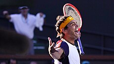 Taylor Fritz ve tvrtfinále turnaje v Indian Wells.