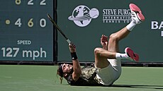 Stefanos Tsitsipas ve tvrtfinále turnaje v Indian Wells.