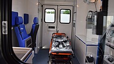Sanitní vůz pro Ústřední vojenskou nemocnici postavený na základech Volkswagenu...
