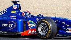 Automobilový závodník Tomá� Enge jede v Most� v rámci závod� Sv�tového poháru...