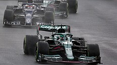 Sebastian Vettel ze stáje Aston Martin patí ke kritikm narstajícího potu závod ve formuli 1.