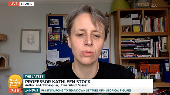 Britská profesorka filozofie Kathleen Stocková na vlastní ádost rezignovala z...