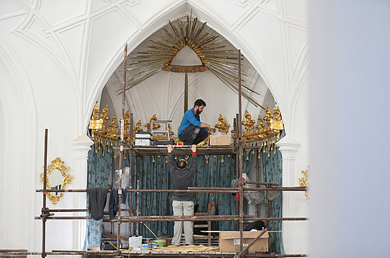 Nejvíc práce při obnově poutního kostela sv. Jana Nepomuckého na žďárské Zelené...