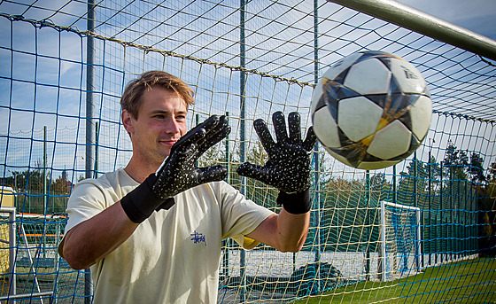 Jan Satrapa, branká píseckých fotbalist.