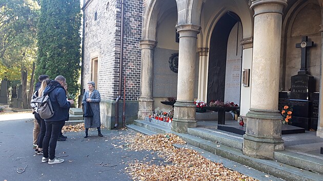 Hrob prezidenta Václava Havla na Vinohradském hbitov v Praze