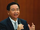 Tchajwanský ministr zahranií Joseph Wu (7. dubna 2021)