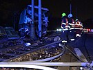 Nehoda nkladnho automobilu peruila v Praze provoz tramvaj