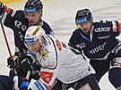 Hokejová extraliga, 16. kolo: Vítkovice - Kladno.  Alexej Solovjov (42), nová...