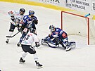 Hokejová extraliga, 19. kolo, Kladno - Liberec. Jaroslav Vlach s íslem 53...