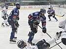 Hokejová extraliga, 19. kolo, Kladno - Liberec. Jaromír Jágr v modrém...