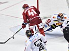Utkání 19. kola hokejové extraligy: HC Ocelái Tinec - HC Sparta Praha....