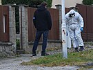 Policist vyetuj incident v rodinnm dom v Pstruhov ulici v Plzni, kde...