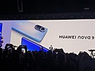 Zábry z pedstavovací akce Huaweie ve Vídni