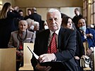 Bývalý prezident Václav Klaus ml projev v Míovn na Praském hradu. esko...