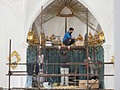 Nejvíc práce pi obnov poutního kostela sv. Jana Nepomuckého na árské Zelené...