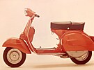 Vespa TS 125: od roku 1975 se po ti léta vyrábí model TS 125 se tymi...