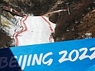 Sjezdovka pipravovaná pro olympijské závody v Pekingu
