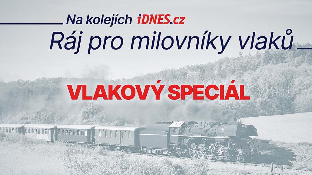 iDNES.cz nabízí tento rozsáhlý vlakový speciál jako jediný zpravodajský portál...