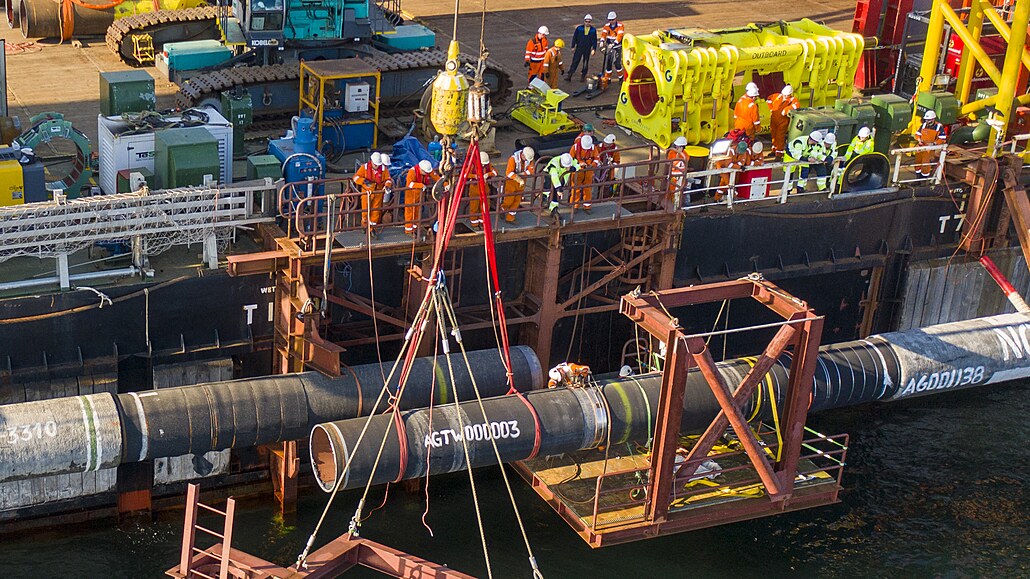 Nord Stream v závrené fázi výstavby plynovodu