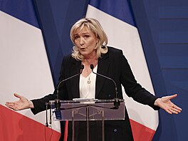 Marine Le Penová v Budape�ti (26. �íjna 2021)