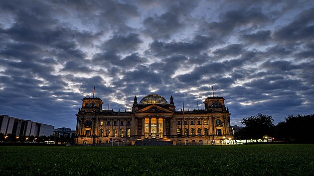 Budova Reichstagu v Berlín (26. záí 2021)